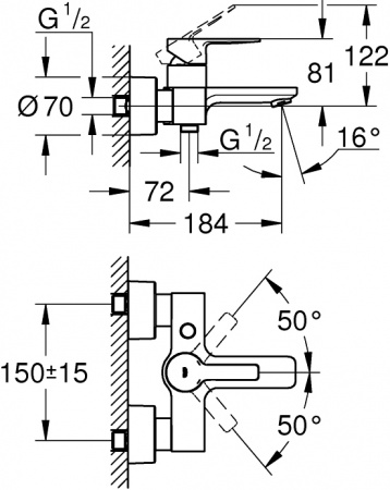  Grohe Lineare New 33849DC1    