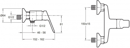  Jacob Delafon Lucien E20847-CP  