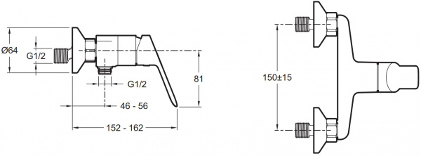  Jacob Delafon Lucien E20847-CP  