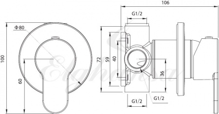 ������������� ��� Elghansa Roundline 34R0583-White (Set-51) �� ����������, � ���������� ������