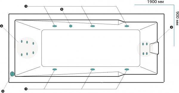   Marka One Raguza 011990 , 190x90