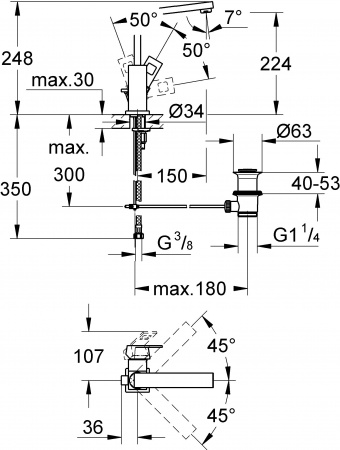  Grohe Eurocube 2313500E  