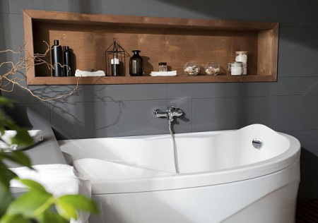 Акриловая ванна Aquanet Jamaica 00205486 160x100 L с каркасом Акриловая ванна Aquanet Jamaica 00205486 160x100 L с каркасом