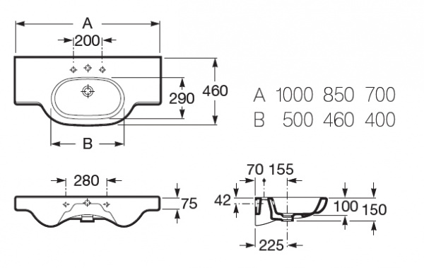  Roca Meridian 32724B000 (100 )