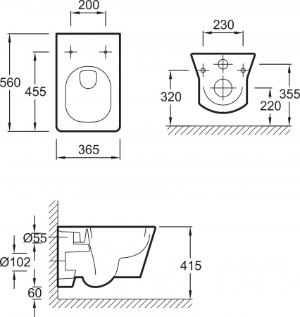 ������ ��������� Jacob Delafon Reve E4811