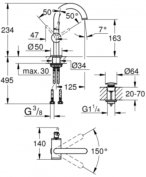  Grohe Atrio New 32043DC3  