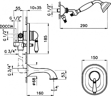 ������� �������� Nicolazzi Classica Lusso 3400 GB 76