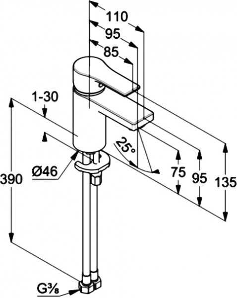  Kludi Zenta SL 482620565  