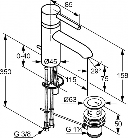  Kludi Bozz 382910576  