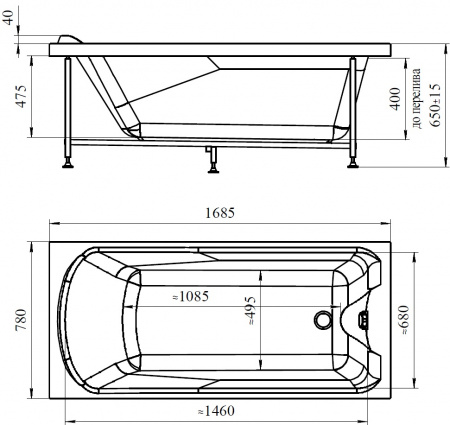   Radomir  1-01-0-0-1-027 170x80