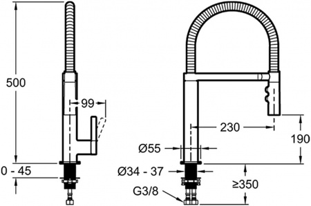 Jacob Delafon Spirale E23310-CP   