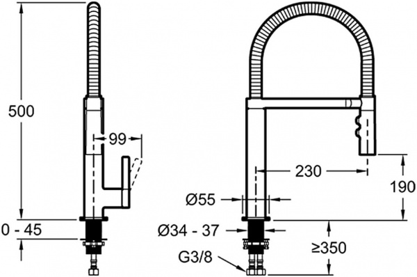  Jacob Delafon Spirale E23310-CP   