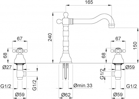  Migliore Revival ML.REV-412.CR  , 