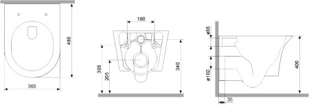   Damixa Skyline DX35C1700SC  