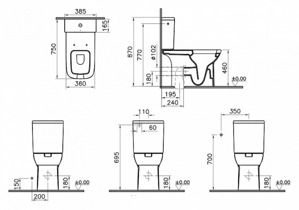- VitrA S20 5293B003-0075     