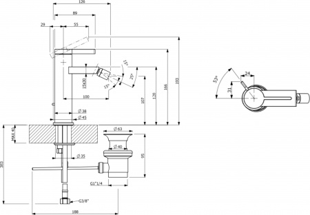  Villeroy & Boch Dawn TVB10620115061  