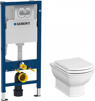    VitrA Valarte 7805B003-0075 + -   +  Geberit Duofix 458.133.21.1   , 