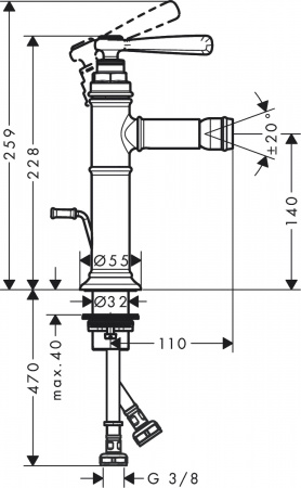  Axor Montreux 16526000  , 