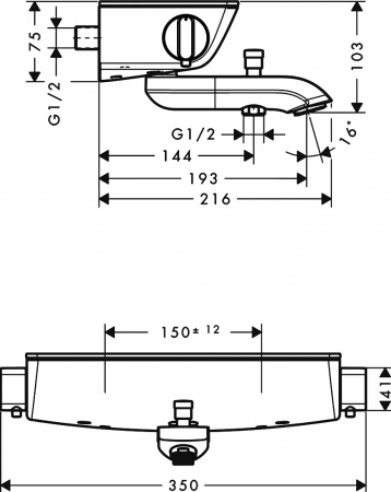  Hansgrohe Ecostat Select 13141400    