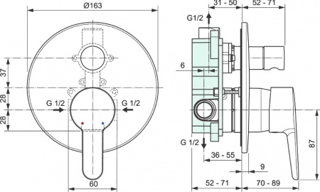  Ideal Standard Sesia A6945AA   ,    