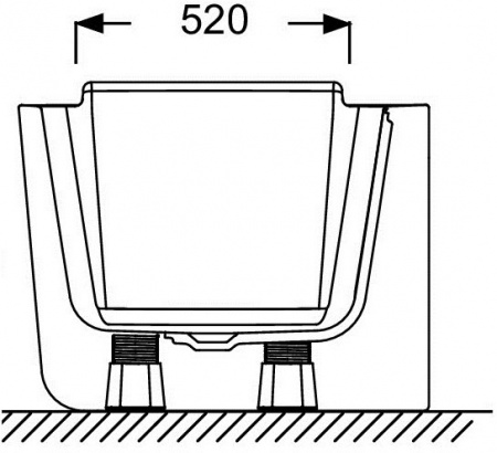   Jacob Delafon Reve E6D440-0 18078