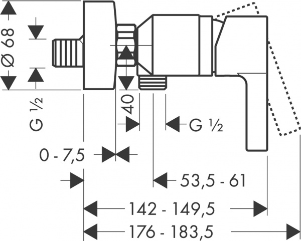  Hansgrohe Metris S 31660000  