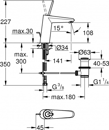  Grohe Eurodisc joy 23427000  
