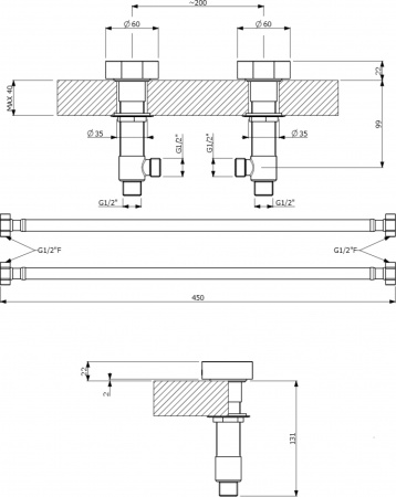  Villeroy & Boch Dawn TVW10612015261  