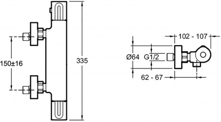  Jacob Delafon Metro E24394-CP  