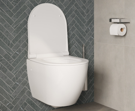 Комплект Унитаз подвесной STWORKI Merlingen MWH48 + Инсталляция VitrA 800-2018 с кнопкой смыва, хром Комплект Унитаз подвесной STWORKI Merlingen MWH48 + Инсталляция VitrA 800-2018 с кнопкой смыва, хром