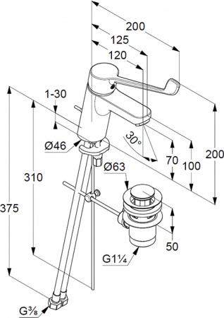  Kludi Pure&Easy Care 372870565   