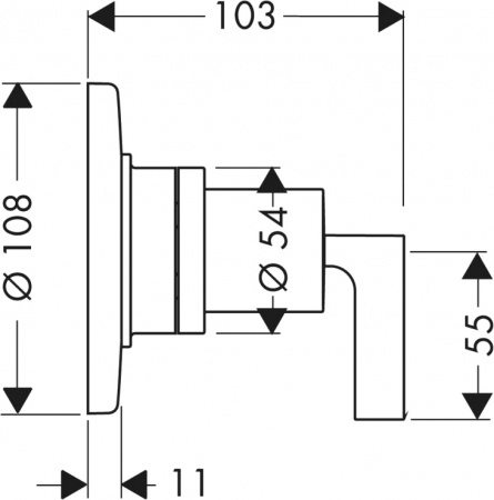   Axor Citterio Trio/Quattro 39920000   