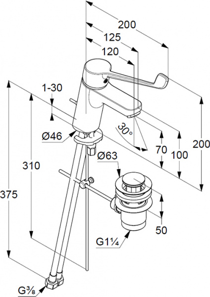  Kludi Pure&Easy Care 372870565   