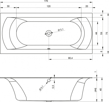   Riho Linares Velvet 170x75