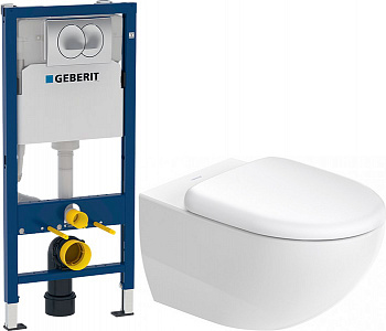 ��������  ������ ��������� Duravit Architec 45720900A1 + ������� ����������� ��� �������� Geberit Duofix 458.133.21.1 � ������� �����