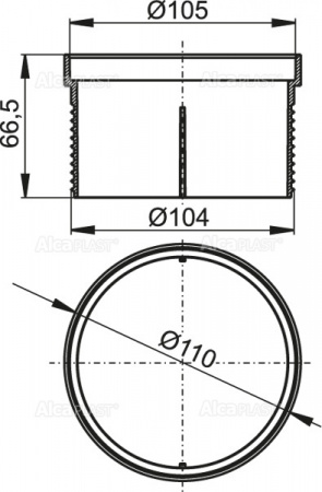   Ø105 AlcaPlast ,APV0800