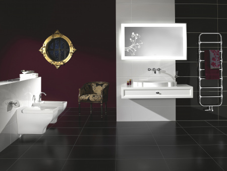 �������� ������ ��������� Villeroy & Boch Boch La Bellet � ������������ Geberit Duofix UP 320 � ������� ����� Sigma 01