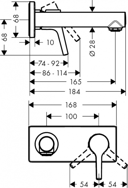  Hansgrohe Talis S 72110000  