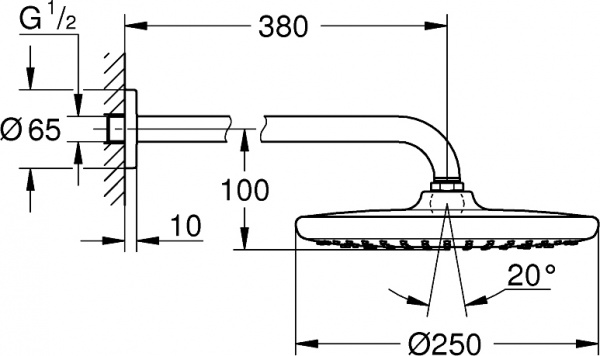  Grohe Tempesta 250 26668000