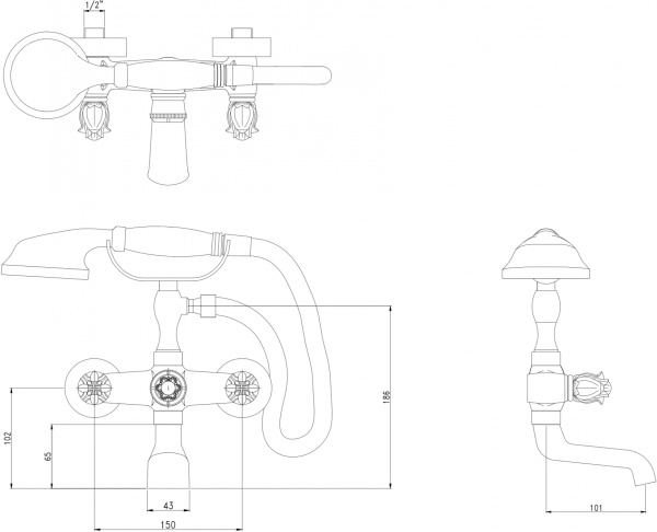  Bronze de Luxe Florence 10319    