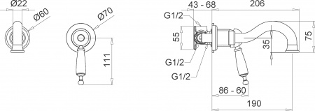 ��������� Migliore Oxford ML.OXF-6345.BI.CR � ���������� ������, ��� ��������, ����