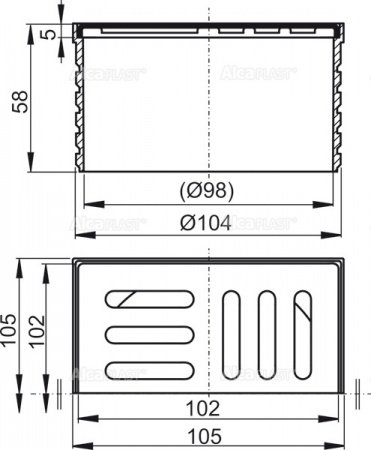    AlcaPlast ,  105 × 105    APV26, APV26C APV0900