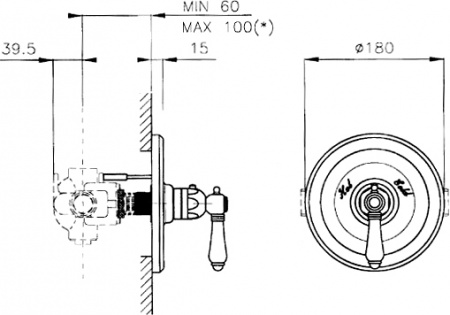  Nicolazzi Thermostatico 4914CR78  