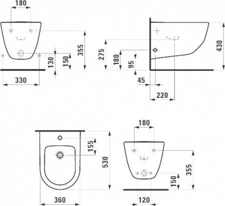   Laufen Pro 8.3095.2.000.304.1