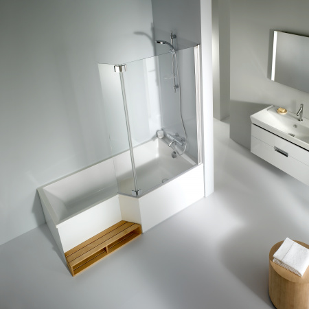 Акриловая ванна Jacob Delafon Bain-Douche Neo 170x90 R + слив-перелив Акриловая ванна Jacob Delafon Bain-Douche Neo 170x90 R + слив-перелив