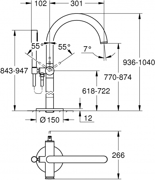  Grohe Atrio New 32653DC3 