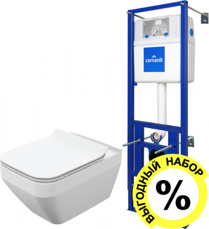 ��������  ������ ��������� Cersanit Crea Square Clean On DPL EO slim + ������� ����������� ��� �������� Cersanit Link Pro