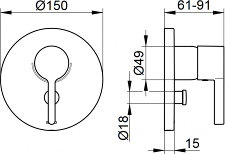  Keuco Edition 400 51572 010181    