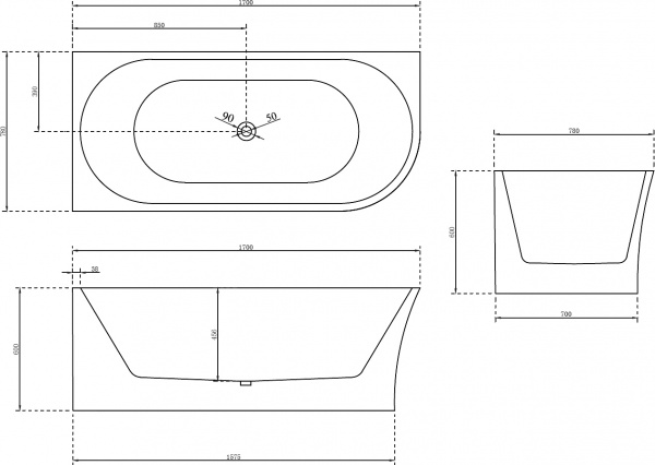   Abber AB9257-1.7 L 170x80