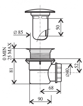    Ravak Professional 90  ""